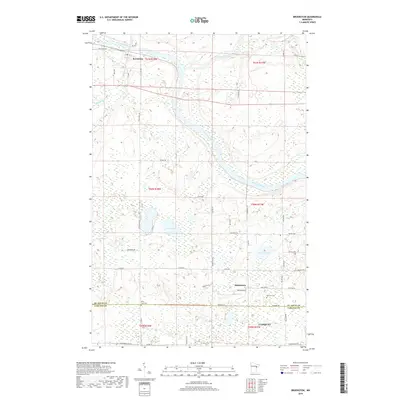 2019 Map of Brookston, 2019 Print
