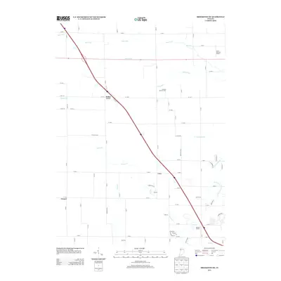 2013 Map of Brookston SW, 2013 Print