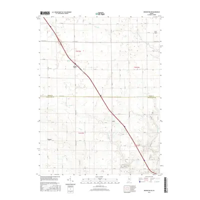2016 Map of Brookston SW, 2016 Print