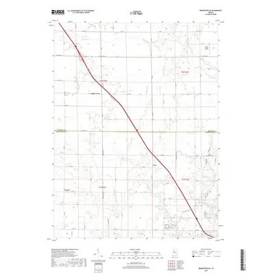 2019 Map of Brookston SW, 2019 Print
