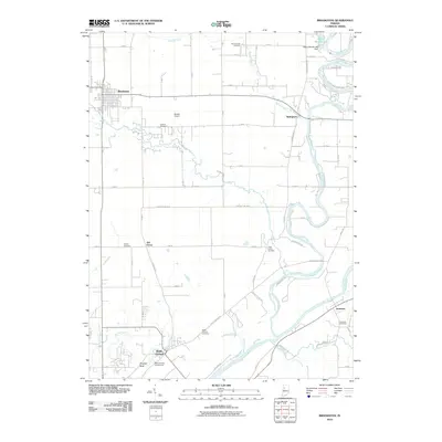 2010 Map of Brookston, 2010 Print