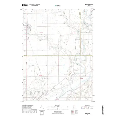 2019 Map of Brookston, 2019 Print