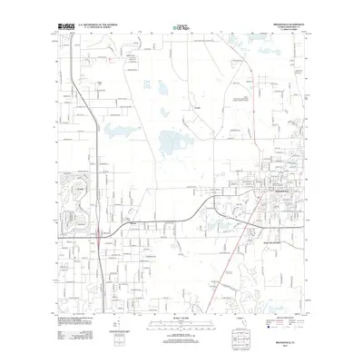 2012 Map of Brooksville, 2012 Print