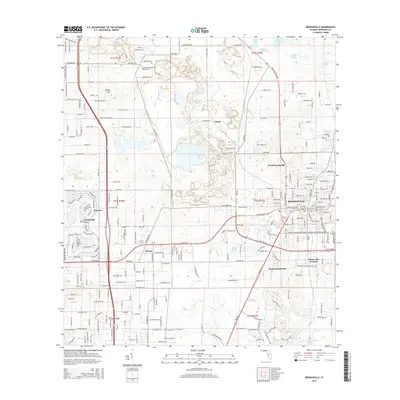 2015 Map of Brooksville, 2015 Print