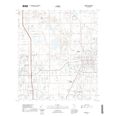 2018 Map of Brooksville, 2018 Print