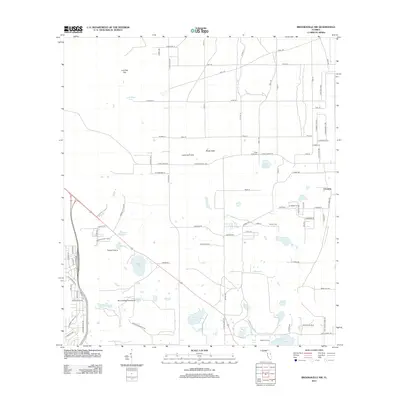 2012 Map of Brooksville NW, 2012 Print