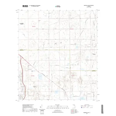 2018 Map of Brooksville NW, 2018 Print