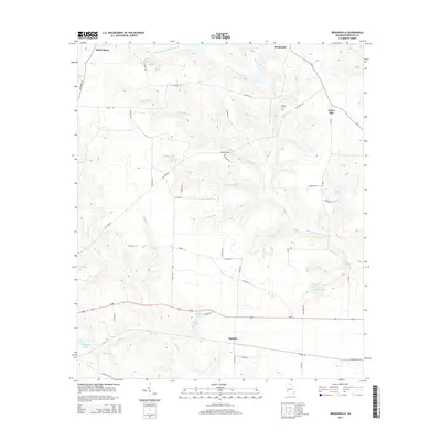 2014 Map of Brooksville, 2014 Print