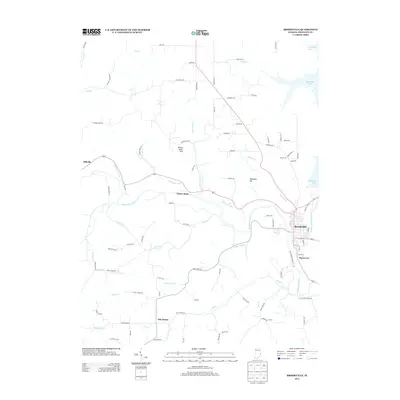 2013 Map of Brookville, 2013 Print