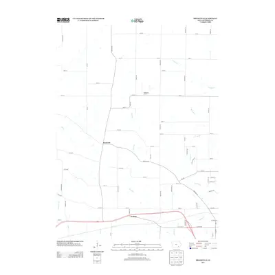 2013 Map of Brookville, 2013 Print