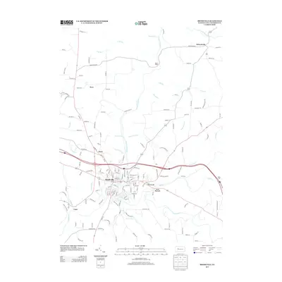 2013 Map of Brookville, 2013 Print