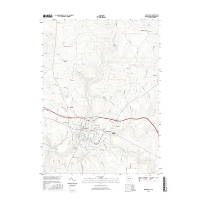 2016 Map of Brookville, 2016 Print