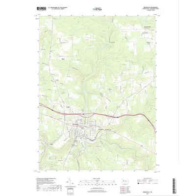 2019 Map of Brookville, 2019 Print