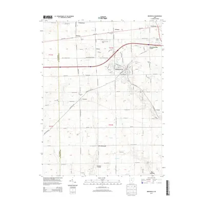 2013 Map of Brookville, 2013 Print