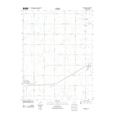 2012 Map of Brookville, 2012 Print