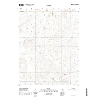2018 Map of Brookville SW, 2018 Print