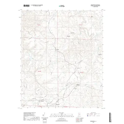 2018 Map of Brookwood, 2018 Print