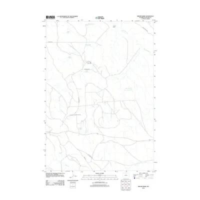 2012 Map of Broom Draw, 2012 Print