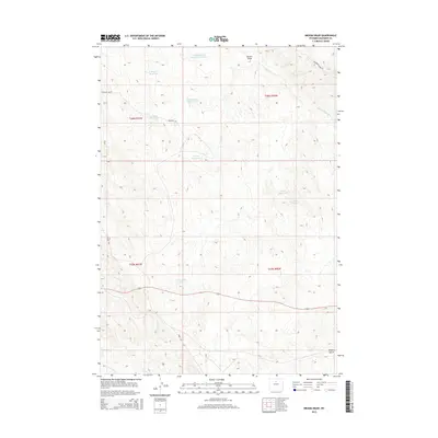 2015 Map of Broom Draw, 2015 Print