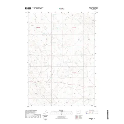 2017 Map of Broom Draw, 2017 Print