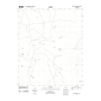 2010 Map of Broom Mountain, 2010 Print