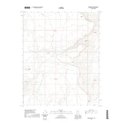 2020 Map of Broom Mountain, 2020 Print