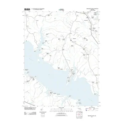 2011 Map of Broomes Island, 2011 Print