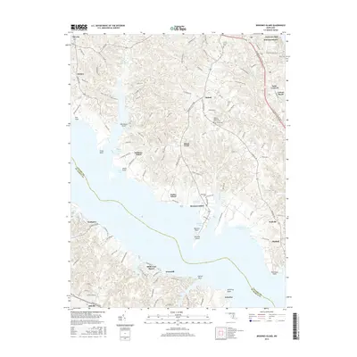 2016 Map of Broomes Island, 2016 Print