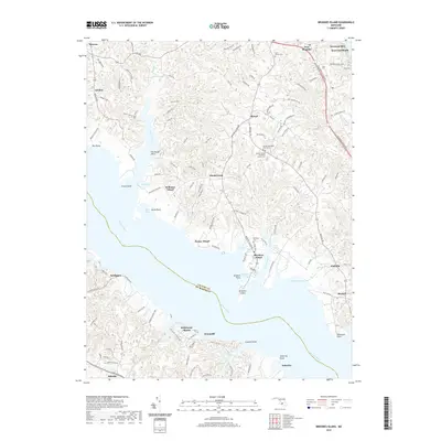 2019 Map of Broomes Island, 2019 Print