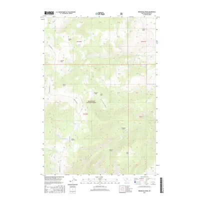 2017 Map of Broomtail Ridge, 2017 Print