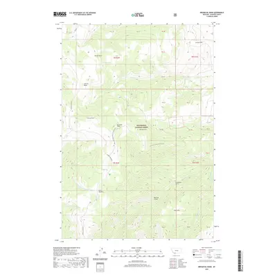 2020 Map of Broomtail Ridge, 2020 Print