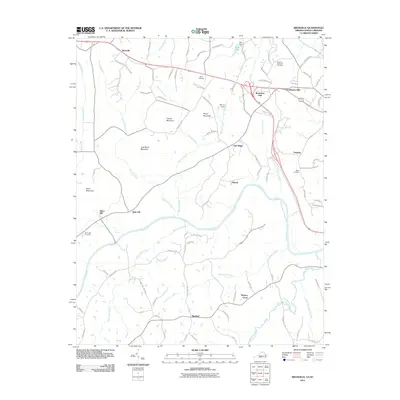 2011 Map of Brosville, 2011 Print