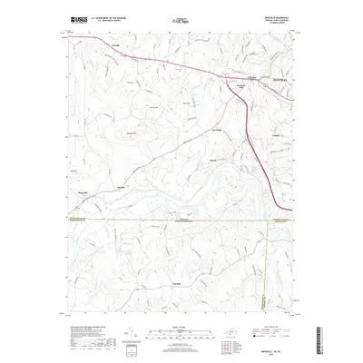 2019 Map of Brosville, 2019 Print