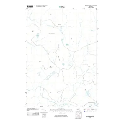 2010 Map of Brother Ponds, 2010 Print