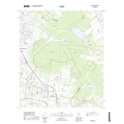 2018 Map of Broussard, 2018 Print