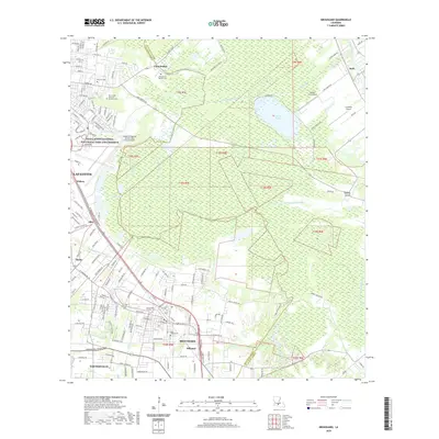 2020 Map of Broussard, 2020 Print