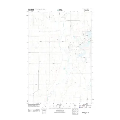 2013 Map of Browerville NE, 2013 Print
