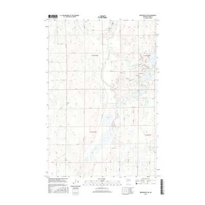2016 Map of Browerville NE, 2016 Print