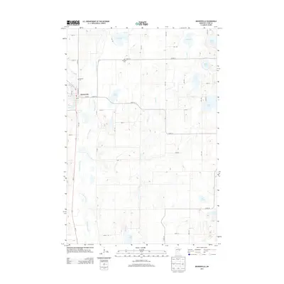 2013 Map of Browerville, 2013 Print