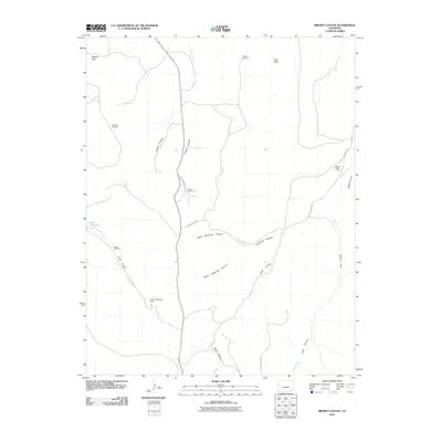 2010 Map of Brown Canyon, 2010 Print