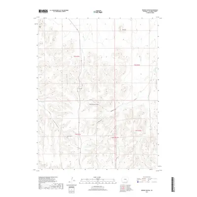 2019 Map of Brown Canyon, 2019 Print