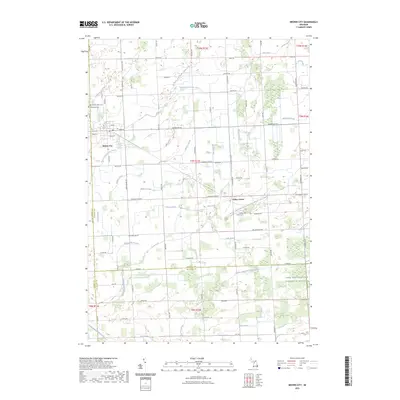 2023 Map of Brown City, 2023 Print
