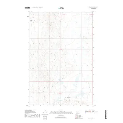2020 Map of Brown Coulee, 2020 Print
