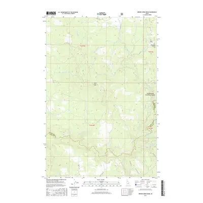 2017 Map of Brown Creek Ridge, 2017 Print