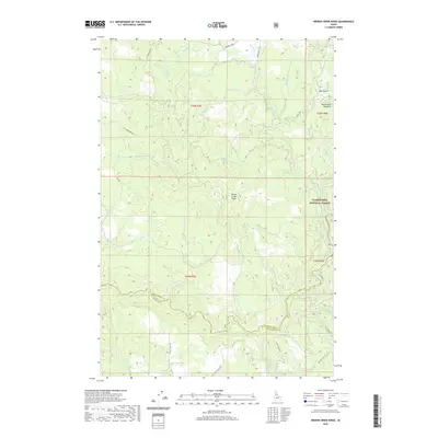 2020 Map of Brown Creek Ridge, 2020 Print