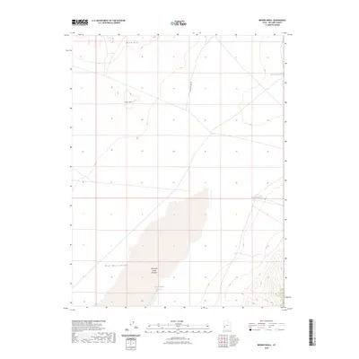 2023 Map of Brown Knoll, 2023 Print