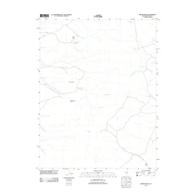 2012 Map of Brown Knoll, 2012 Print