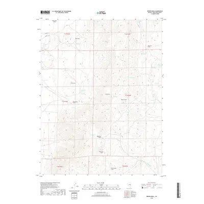2018 Map of Brown Knoll, 2018 Print