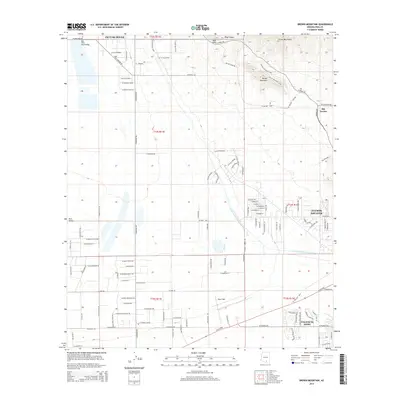 2014 Map of Brown Mountain, 2014 Print