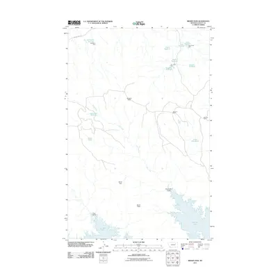 2011 Map of Brown Pass, 2011 Print